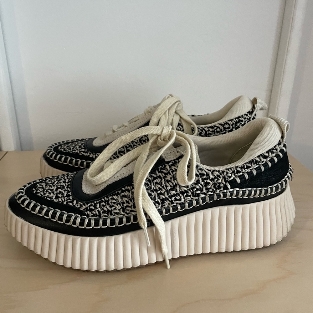 Dolce Vita Black and White Sneaker size 8